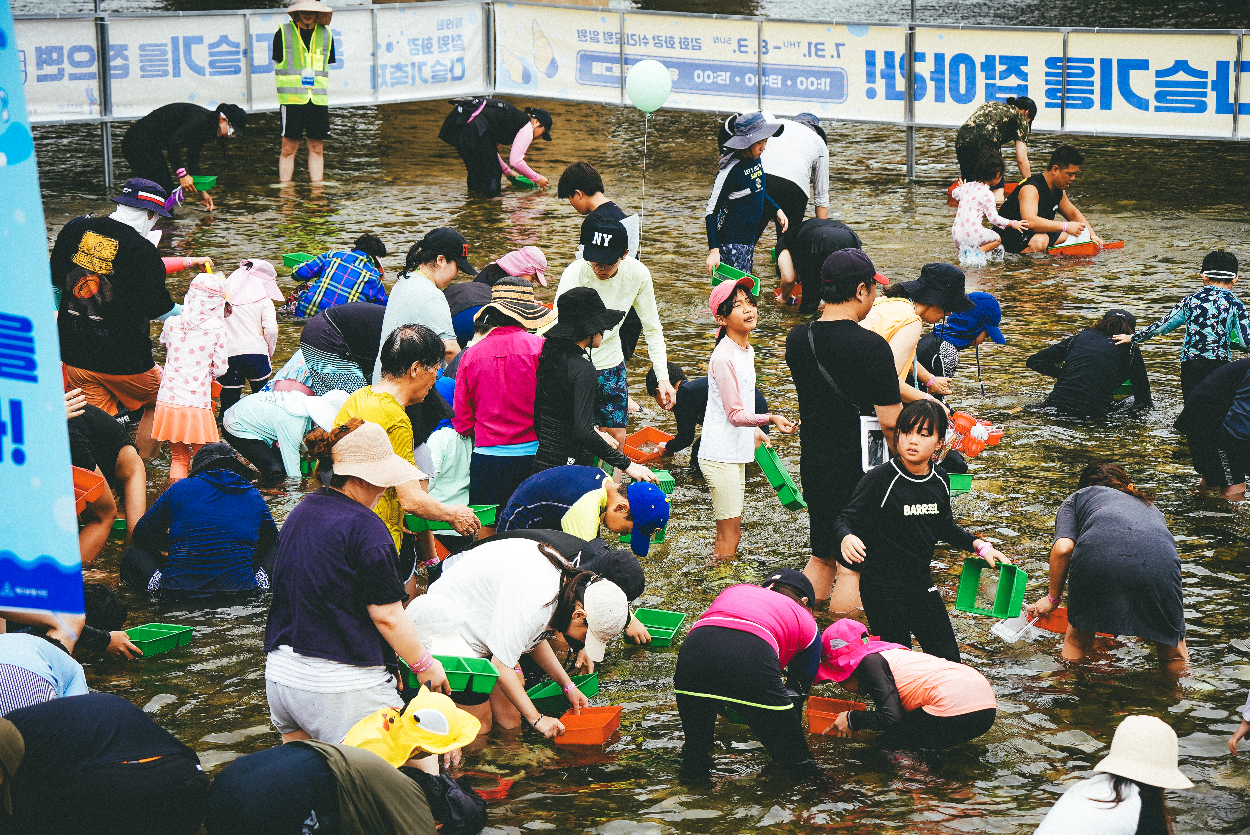 제19회 철원 화강 다슬기축제 황금 다슬기를 잡아라
